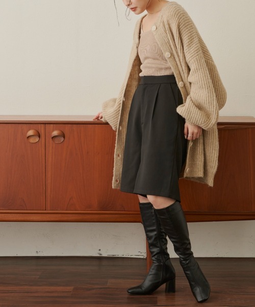 VANNIE U(ヴァニーユー)の「ストレートハーフパンツ(その他パンツ・レディース・ブラック/ブラウン・FREE)」の17枚目の写真