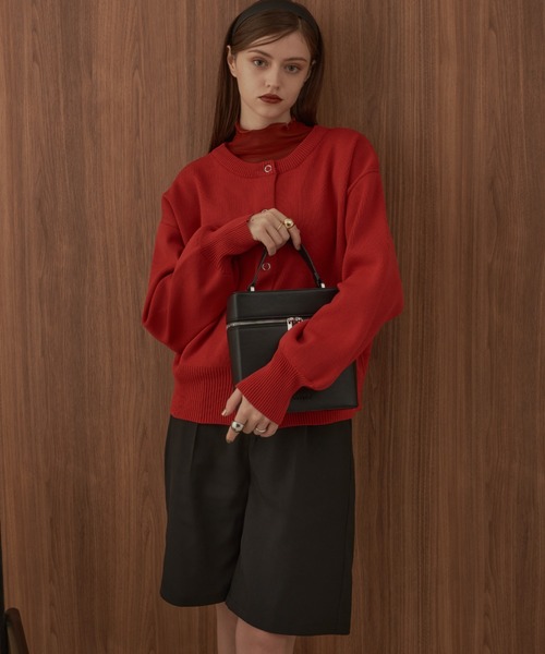 VANNIE U(ヴァニーユー)の「ストレートハーフパンツ(その他パンツ・レディース・ブラック/ブラウン・FREE)」の7枚目の写真