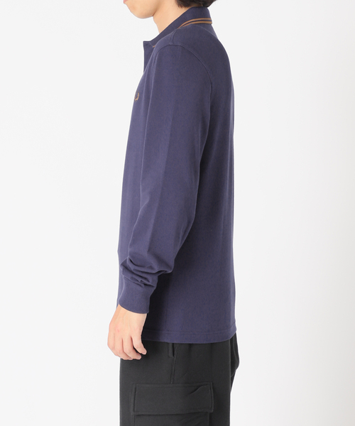 FRED PERRY(フレッドペリー)の「【FRED PERRY/フレッドペリー】ロングスリーブ ツインティップ シャツ(ポロシャツ・メンズ・ブラック/ネイビー/ブラウン・MEDIUM/LARGE/X-LARGE)」の5枚目の写真