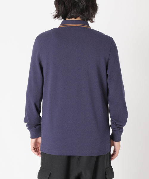 FRED PERRY(フレッドペリー)の「【FRED PERRY/フレッドペリー】ロングスリーブ ツインティップ シャツ(ポロシャツ・メンズ・ブラック/ネイビー/ブラウン・MEDIUM/LARGE/X-LARGE)」の6枚目の写真