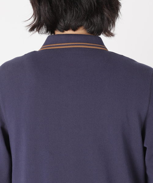 FRED PERRY(フレッドペリー)の「【FRED PERRY/フレッドペリー】ロングスリーブ ツインティップ シャツ(ポロシャツ・メンズ・ブラック/ネイビー/ブラウン・MEDIUM/LARGE/X-LARGE)」の7枚目の写真