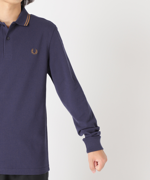 FRED PERRY(フレッドペリー)の「【FRED PERRY/フレッドペリー】ロングスリーブ ツインティップ シャツ(ポロシャツ・メンズ・ブラック/ネイビー/ブラウン・MEDIUM/LARGE/X-LARGE)」の9枚目の写真