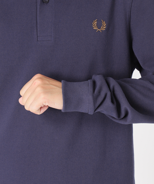 FRED PERRY(フレッドペリー)の「【FRED PERRY/フレッドペリー】ロングスリーブ ツインティップ シャツ(ポロシャツ・メンズ・ブラック/ネイビー/ブラウン・MEDIUM/LARGE/X-LARGE)」の10枚目の写真