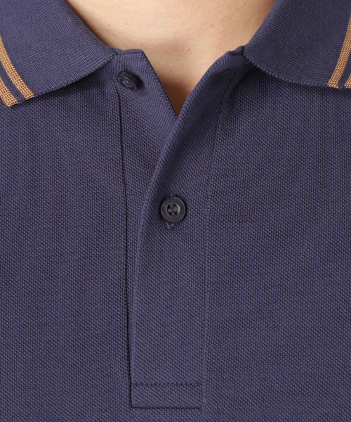 FRED PERRY(フレッドペリー)の「【FRED PERRY/フレッドペリー】ロングスリーブ ツインティップ シャツ(ポロシャツ・メンズ・ブラック/ネイビー/ブラウン・MEDIUM/LARGE/X-LARGE)」の13枚目の写真