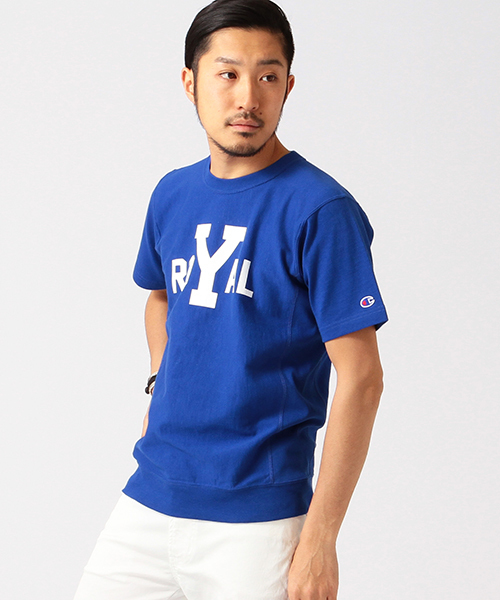 Champion(チャンピオン)の「CHAMPION×BEAMS / 別注 COLOR Tシャツ(Tシャツ/カットソー・メンズ・パープル/ホワイト/ブラック/グレー/ロイヤルブルー・SMALL/MEDIUM/LARGE)」の5枚目の写真
