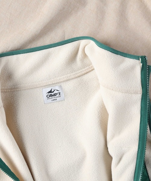 CAMP7（キャンプセブン）の「【CAMP7】パイピングベスト（ベスト・レディース・ダークグレー/オフホワイト・M/L）」の13枚目の写真