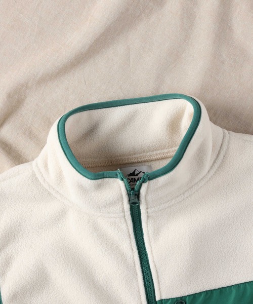 CAMP7（キャンプセブン）の「【CAMP7】パイピングベスト（ベスト・レディース・ダークグレー/オフホワイト・M/L）」の12枚目の写真