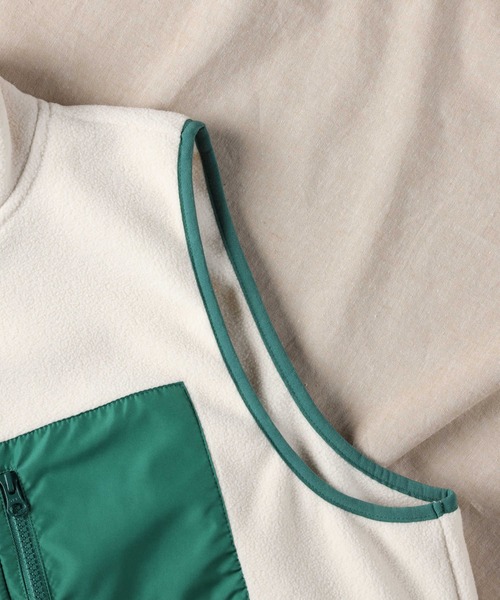 CAMP7（キャンプセブン）の「【CAMP7】パイピングベスト（ベスト・レディース・ダークグレー/オフホワイト・M/L）」の11枚目の写真