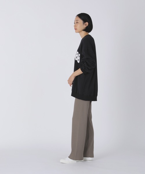 未使用品 ZUCCa ズッカ TCテレコ トップス パンツ 日本製 ZUCCa（ズッカ）の「T/Cテレコ/パンツ（その他パンツ）」 - WEAR