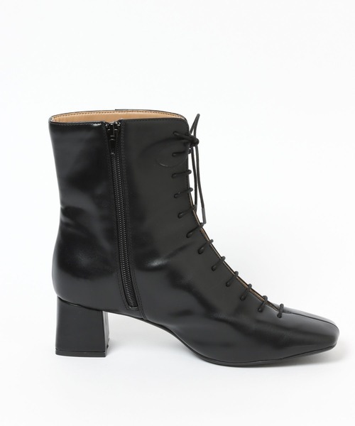 Andemiu（アンデミュウ）の「レースアップシューズ164942（ブーツ・レディース・ブラック/ワイン・MEDIUM/LARGE）」の10枚目の写真