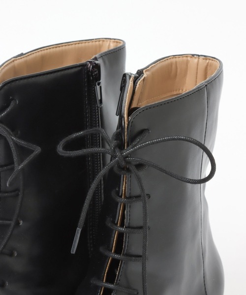 Andemiu（アンデミュウ）の「レースアップシューズ164942（ブーツ・レディース・ブラック/ワイン・MEDIUM/LARGE）」の15枚目の写真