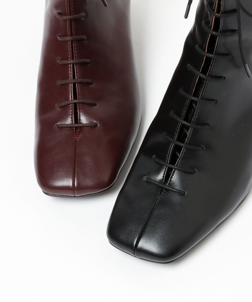 Andemiu（アンデミュウ）の「レースアップシューズ164942（ブーツ・レディース・ブラック/ワイン・MEDIUM/LARGE）」の21枚目の写真