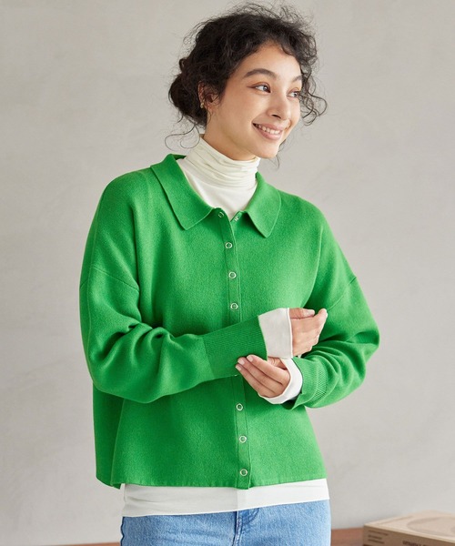 bijorie（ビジュリィ）の「【bijorie】レーヨンベア天タートルネック（Tシャツ/カットソー・レディース・ブラック/アイボリー・MEDIUM/LARGE）」の4枚目の写真