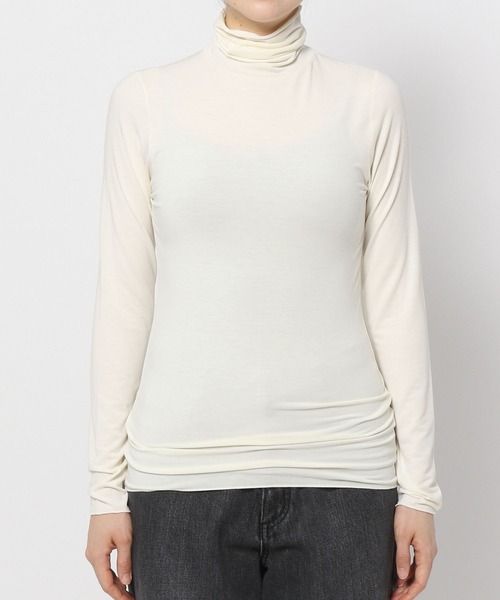 bijorie（ビジュリィ）の「【bijorie】レーヨンベア天タートルネック（Tシャツ/カットソー・レディース・ブラック/アイボリー・MEDIUM/LARGE）」の9枚目の写真