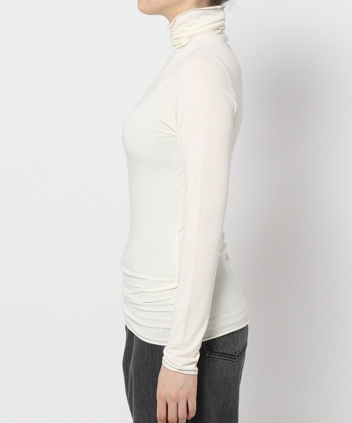 bijorie（ビジュリィ）の「【bijorie】レーヨンベア天タートルネック（Tシャツ/カットソー・レディース・ブラック/アイボリー・MEDIUM/LARGE）」の10枚目の写真