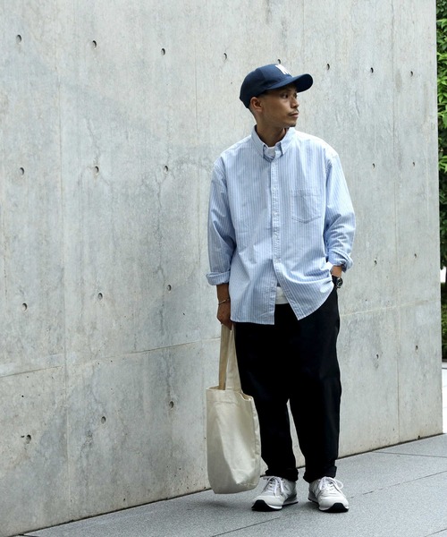 BACK NUMBER（バックナンバー）の「【BACK NUMBER】オックスボタンダウンシャツ（シャツ/ブラウス・メンズ・サックスブルー/グリーン/イエロー・M/L/XL）」の15枚目の写真