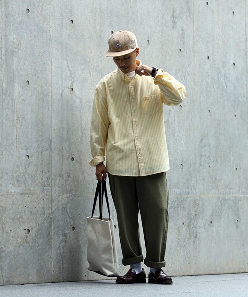 BACK NUMBER（バックナンバー）の「【BACK NUMBER】オックスボタンダウンシャツ（シャツ/ブラウス・メンズ・サックスブルー/グリーン/イエロー・M/L/XL）」の8枚目の写真