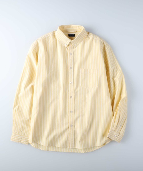 BACK NUMBER（バックナンバー）の「【BACK NUMBER】オックスボタンダウンシャツ（シャツ/ブラウス・メンズ・サックスブルー/グリーン/イエロー・M/L/XL）」の10枚目の写真