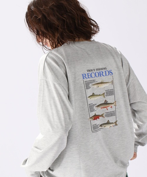 niko and...(ニコアンド)の「マイペットロングスリーブTシャツ(Tシャツ/カットソー・レディース・グレー/オフホワイト/ナチュラル/チャコール・MEDIUM/LARGE)」の3枚目の写真