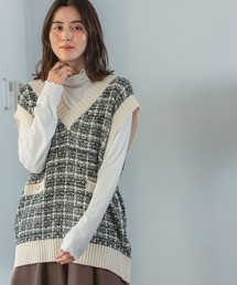 LEPSIM | ツイードライクベスト　150743(ベスト)