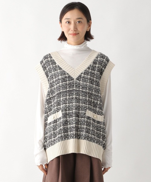 ツイードライクベスト150743