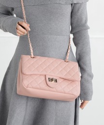 ALTROSE（アルトローズ）の「【500mlペットボトル収納可】キルティング チェーン ショルダーバッグ 2WAY ルルナ（ショルダーバッグ）」