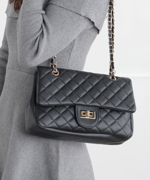 セール】【500mlペットボトル収納可】キルティング チェーン