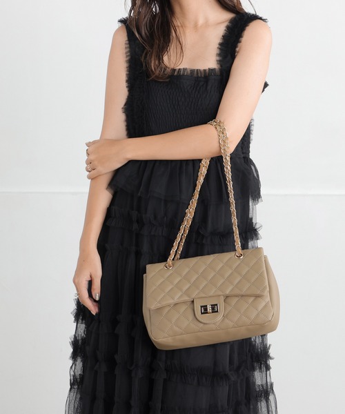 セール】【500mlペットボトル収納可】キルティング チェーン