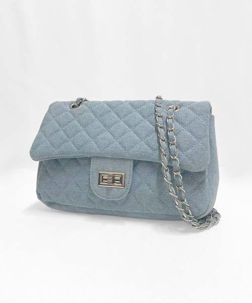 ALTROSE（アルトローズ）の「【500mlペットボトル収納可】キルティング チェーン ショルダーバッグ 2WAY ルルナ（ショルダーバッグ・レディース・ブラック/ベージュ/ピンク/アイボリー/ワイン/ブルー/ライトピンク・FREE）」の13枚目の写真