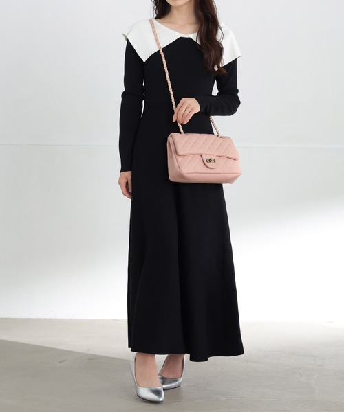 ALTROSE（アルトローズ）の「【500mlペットボトル収納可】キルティング チェーン ショルダーバッグ 2WAY ルルナ（ショルダーバッグ・レディース・ブラック/ベージュ/ピンク/アイボリー/ワイン/ブルー/ライトピンク・FREE）」の20枚目の写真