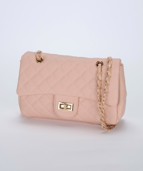 ALTROSE（アルトローズ）の「【500mlペットボトル収納可】キルティング チェーン ショルダーバッグ 2WAY ルルナ（ショルダーバッグ・レディース・ブラック/ベージュ/ピンク/アイボリー/ワイン/ブルー/ライトピンク・FREE）」の21枚目の写真