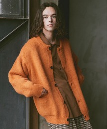 CASPER JOHN | Mohair wool mix cardigan/モヘアウールミックスカーディガン(カーディガン/ボレロ)