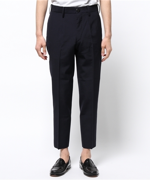 EDIFICE（エディフィス）の「◇ウール/シルク トロワッシャーワンダーツトラウザー（その他パンツ・メンズ・ネイビー・48/46/44）」の4枚目の写真