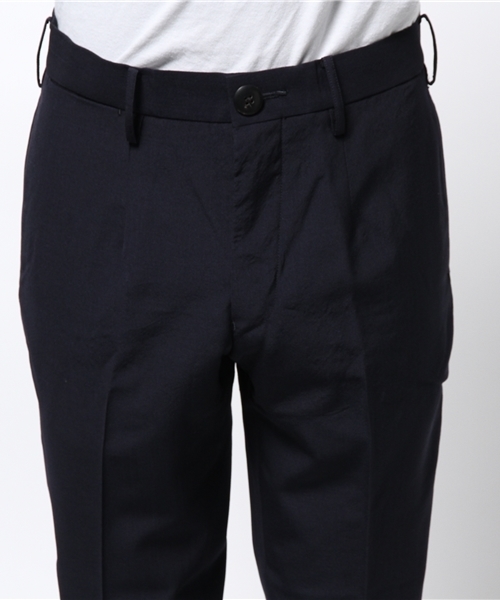 EDIFICE（エディフィス）の「◇ウール/シルク トロワッシャーワンダーツトラウザー（その他パンツ・メンズ・ネイビー・48/46/44）」の5枚目の写真