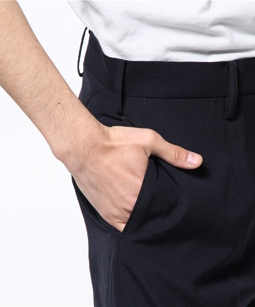 EDIFICE（エディフィス）の「◇ウール/シルク トロワッシャーワンダーツトラウザー（その他パンツ・メンズ・ネイビー・48/46/44）」の7枚目の写真