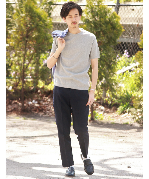 EDIFICE（エディフィス）の「◇ウール/シルク トロワッシャーワンダーツトラウザー（その他パンツ・メンズ・ネイビー・48/46/44）」の15枚目の写真