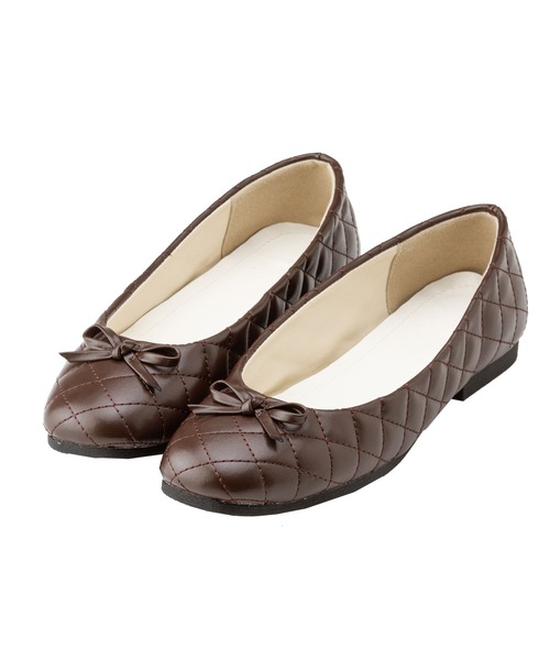 キルティングバレエパンプス（パンプス）｜DearMyLoveRose（ディア