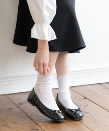 キルティングバレエパンプス