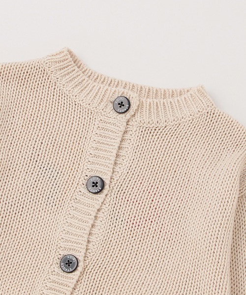 X-girl Stages（エックスガールステージス）の「【WEB限定】ニットカーディガン（カーディガン/ボレロ・キッズ・アイボリー/ブラック・90cm/100cm/110cm/120cm/130cm/140cm）」の5枚目の写真