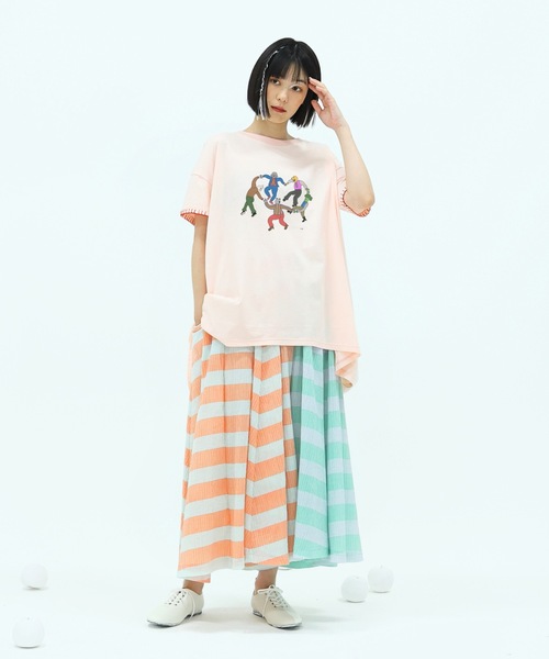 bedsidedrama - 【新品】bedsidedrama うたかたのワイドTシャツ 60985191b_8_d_215.jpg