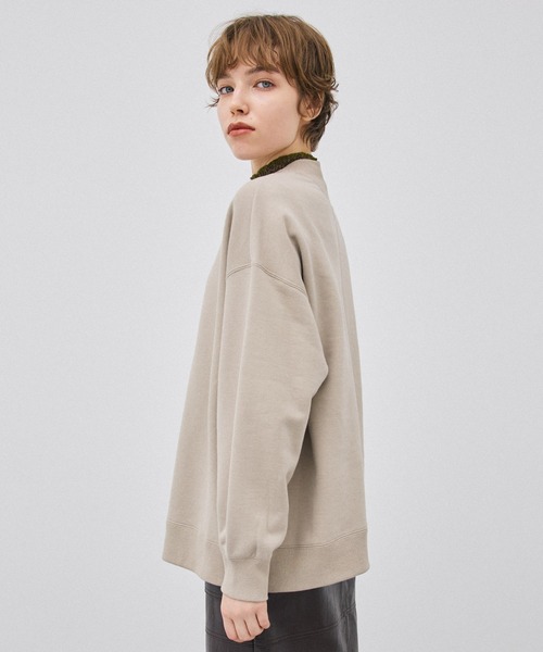 PUBLIC TOKYO（パブリックトウキョウ）の「【洗える】ｰKIWAMI- オープンスリーブオーバースウェット（スウェット・レディース・アイボリー/ブラック/ベージュ/ライム・FREE）」の8枚目の写真