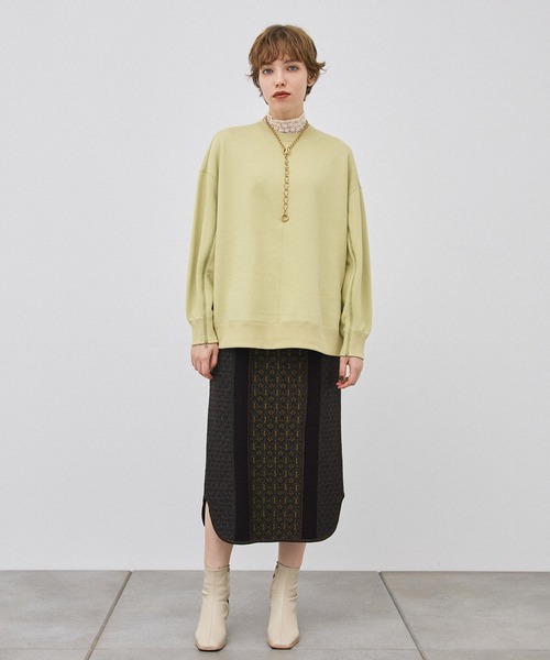 PUBLIC TOKYO（パブリックトウキョウ）の「【洗える】ｰKIWAMI- オープンスリーブオーバースウェット（スウェット・レディース・アイボリー/ブラック/ベージュ/ライム・FREE）」の13枚目の写真