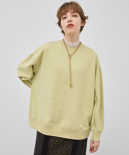 PUBLIC TOKYO（パブリックトウキョウ）の「【洗える】ｰKIWAMI- オープンスリーブオーバースウェット（スウェット・レディース・アイボリー/ブラック/ベージュ/ライム・FREE）」の16枚目の写真