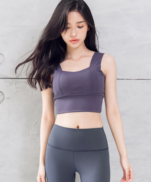 tu-hacci（ツーハッチ）の「【スポブラ】レースアップバックハーフ