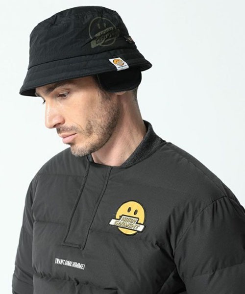 HORN GARMENT(ホーンガーメント)の「HORN GARMENT/ホーンガーメント Gimme Hat ハット(ハット・メンズ・ブラック/ホワイト/ベージュ/ネイビー・SM/ML)」の3枚目の写真