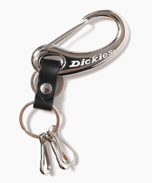 Dickies(ディッキーズ)の「Dickies/ディッキーズ カラビナキーホルダー 2026年春夏(キーホルダー・メンズ・ブラック×イエロー/ブラック×レッド/ブラック×ブルー/シルバー系3/ホワイト/シルバー系1/シルバー系4/シルバー系・FREE)」の1枚目の写真