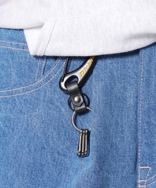 Dickies(ディッキーズ)の「Dickies/ディッキーズ カラビナキーホルダー 2026年春夏(キーホルダー・メンズ・ブラック×イエロー/ブラック×レッド/ブラック×ブルー/シルバー系3/ホワイト/シルバー系1/シルバー系4/シルバー系・FREE)」の9枚目の写真