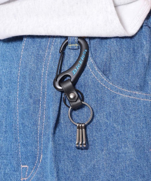 Dickies(ディッキーズ)の「Dickies/ディッキーズ カラビナキーホルダー 2026年春夏(キーホルダー・メンズ・ブラック×イエロー/ブラック×レッド/ブラック×ブルー/シルバー系3/ホワイト/シルバー系1/シルバー系4/シルバー系・FREE)」の10枚目の写真