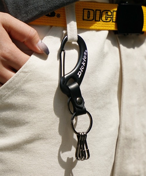Dickies(ディッキーズ)の「Dickies/ディッキーズ カラビナキーホルダー 2026年春夏(キーホルダー・メンズ・ブラック×イエロー/ブラック×レッド/ブラック×ブルー/シルバー系3/ホワイト/シルバー系1/シルバー系4/シルバー系・FREE)」の15枚目の写真