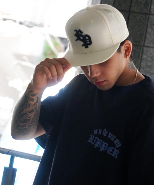 RIPPER(リッパー)の「RIPPER RP刺繍 BBCAP / 帽子 キャップ ベースボールキャップ ストレートキャップ(キャップ・メンズ・グリーン/パープル/ネイビー/レッド/ブラック/ブルー/グレー/アイボリー・FREE)」の22枚目の写真